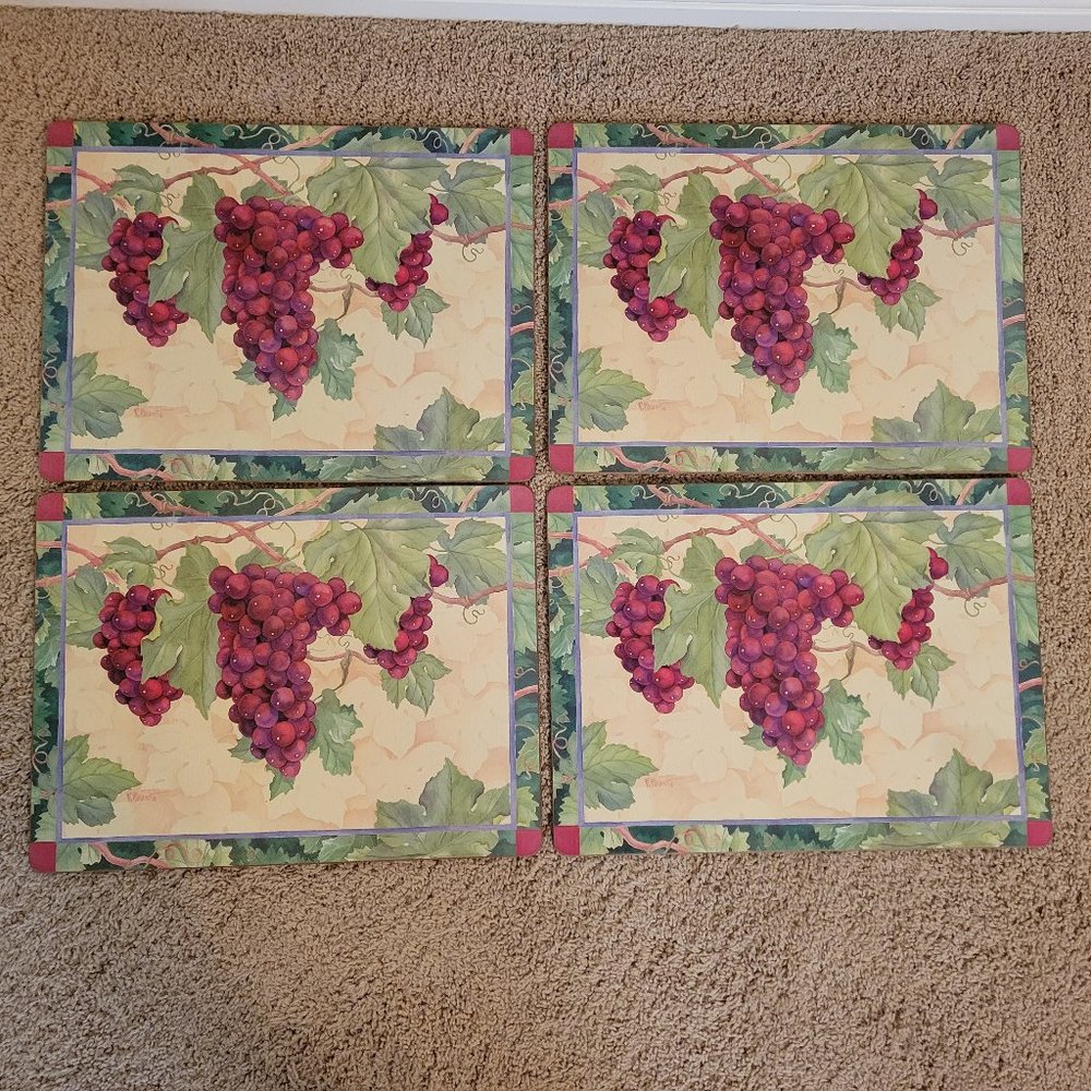 Pimpernel Wine Themed Placemats